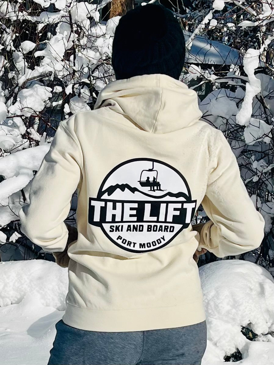 UPLIFT LOGO HOODY ECRU