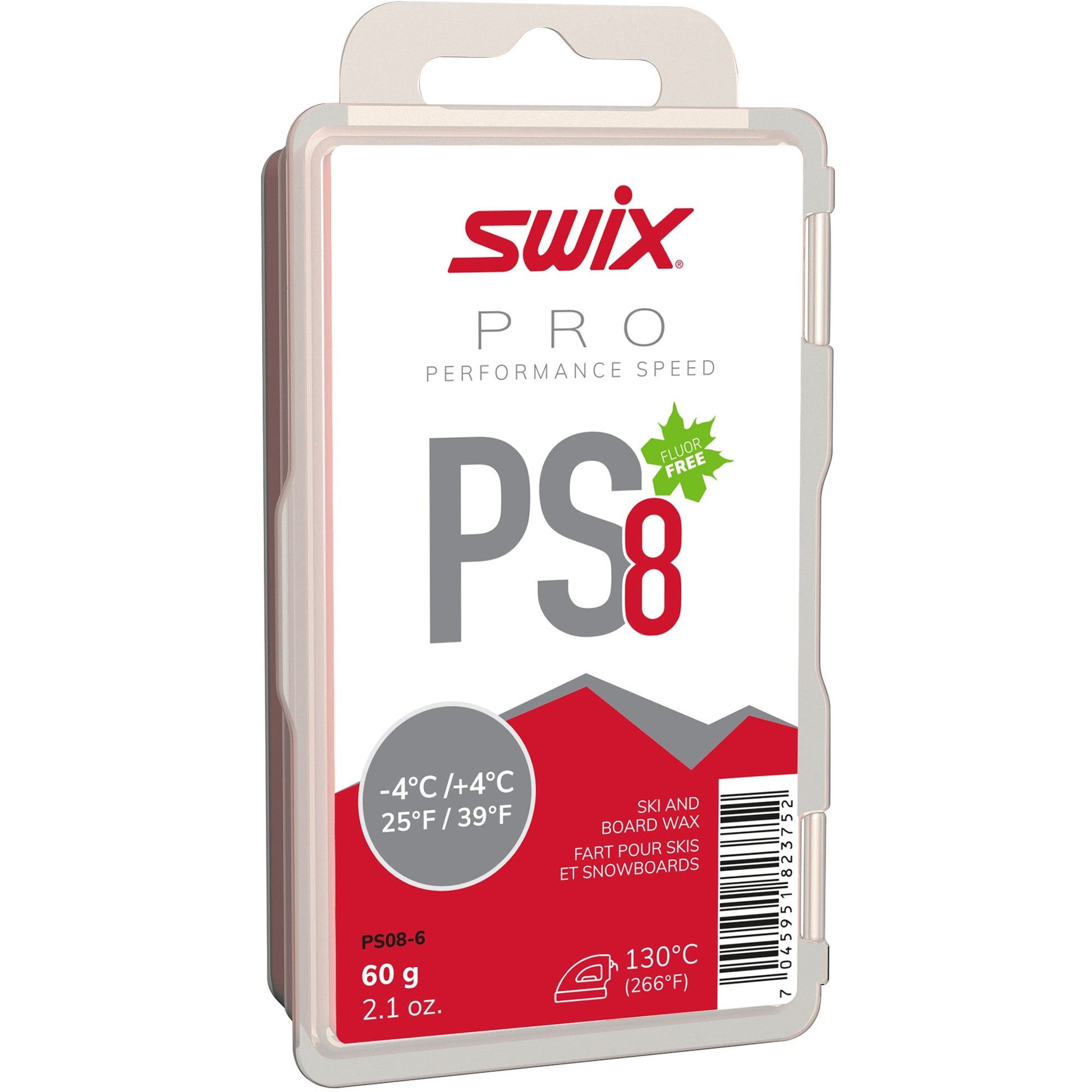 SWIX PS8 Red Glide Wax - 60g