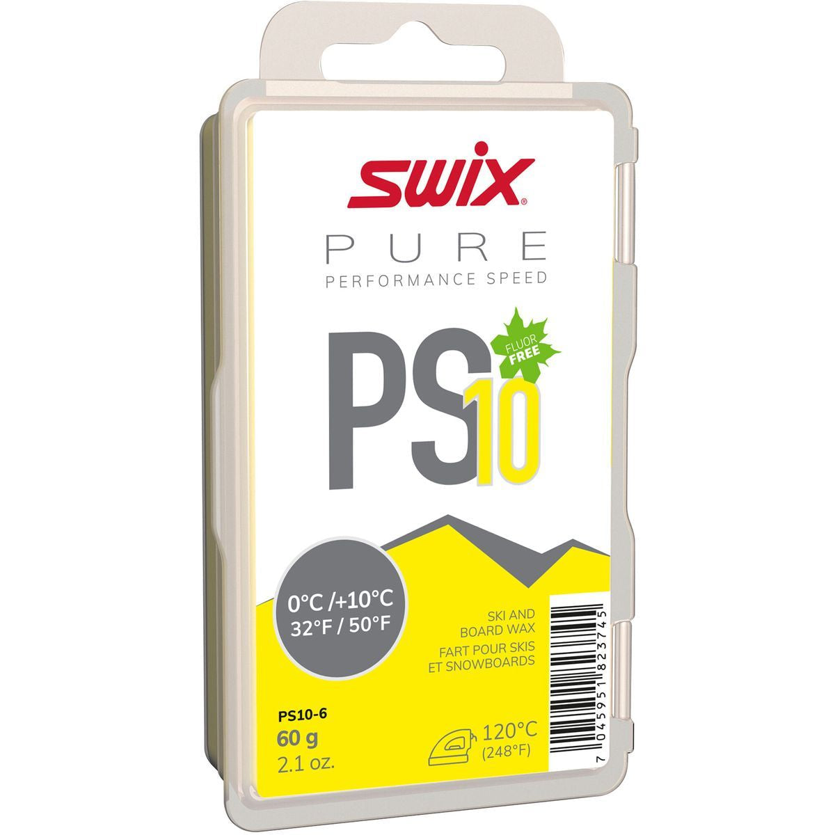 SWIX PS10 Yellow glide wax - 60g