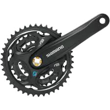 SHIMANO Altus FC-M311 Crankset 3x7/8-Speed Black