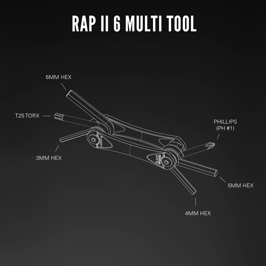 LEZYNE RAPP II 6 multi tool