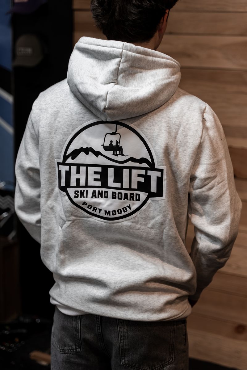 UPLIFT LOGO HOODY LIGHT GREY