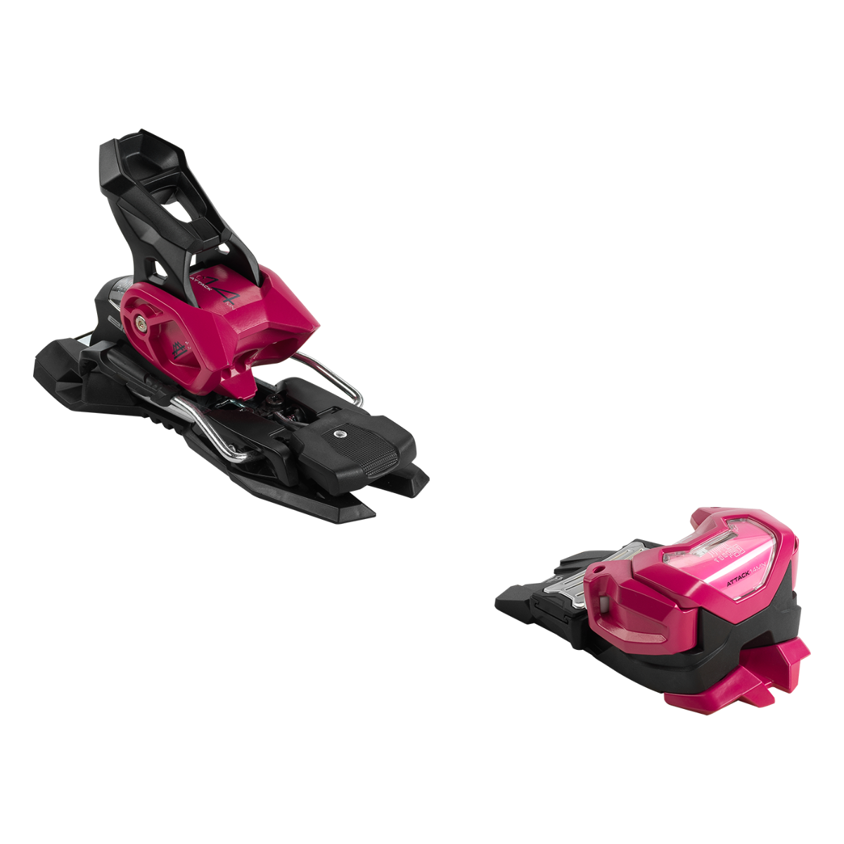 ELAN ATTACK 14 MN W/O BRAKE SKI BINDING PINK