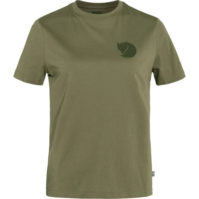 FJALLRAVEN Fox Boxy Logo Tee W