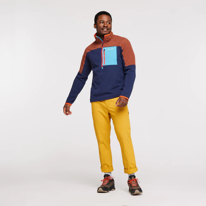 Cotopaxi Abrazo Fleece Half Zip Jacket Mens Acorn Maritime S