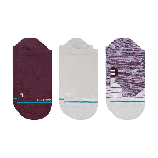 STANCE WOMENS BLOCKS TAB SOCKS 3 PACK