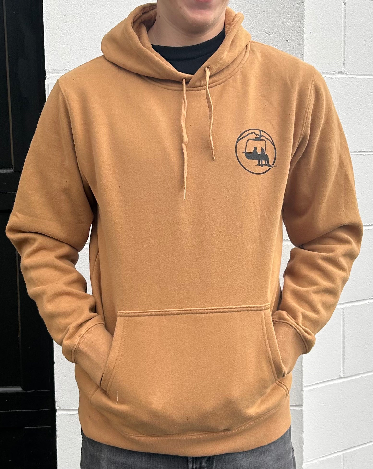 UPLIFT LOGO HOODY CAMEL