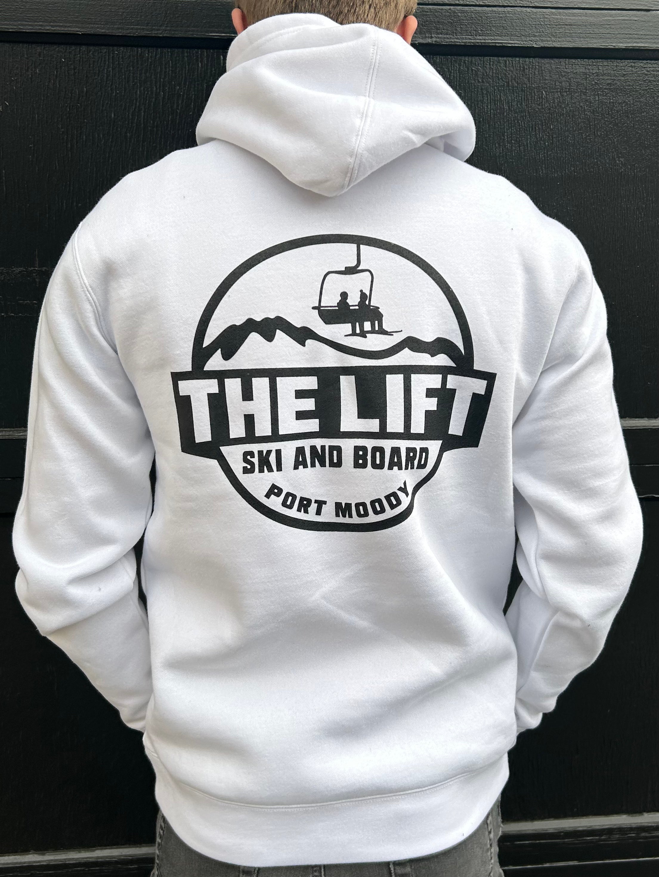 UPLIFT LOGO HOODY WHITE