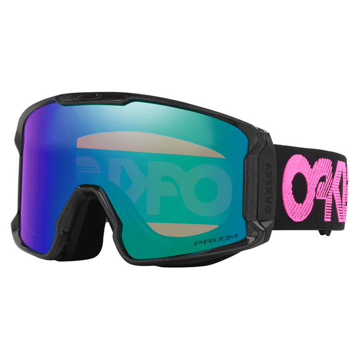 OAKLEY LINE MINER L ARGON IRIDIUM LENS BLACK GALAXY