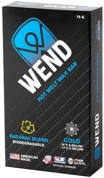 WEND NT Nano-Tech Race Wax Hot Melt Cold Blue Bar - 100g