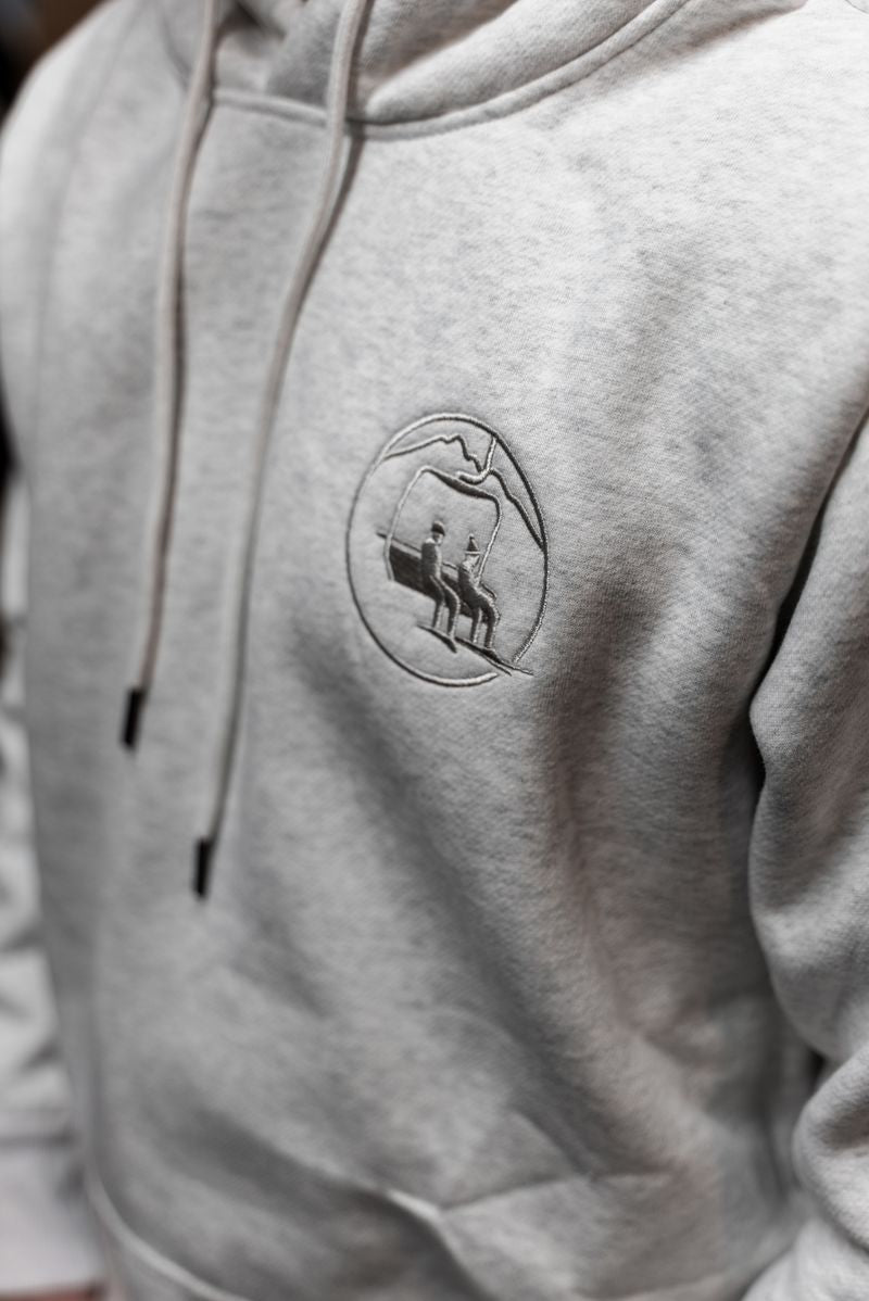 UPLIFT LOGO HOODY LIGHT GREY