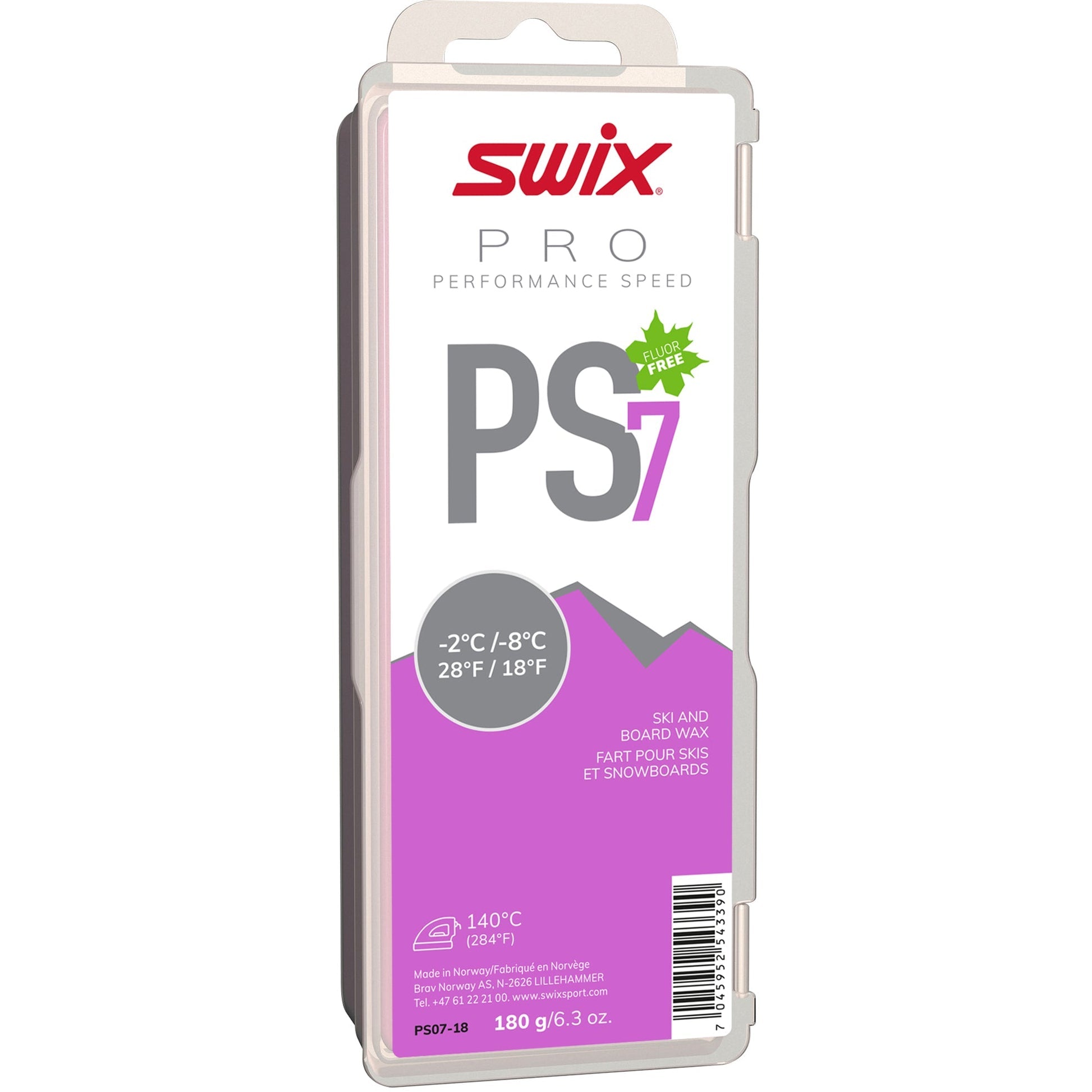 SWIX PS7 Violet Glide Wax - 180g