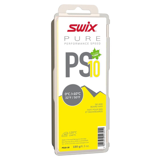 SWIX PS10 Yellow Glide wax - 180g