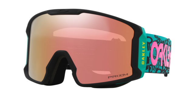 OAKLEY LINE MINER L PINK LOGO COLLAGE