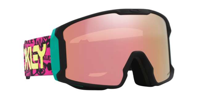 OAKLEY LINE MINER L PINK LOGO COLLAGE