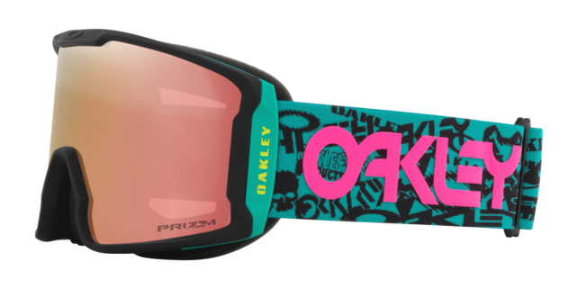 OAKLEY LINE MINER L PINK LOGO COLLAGE