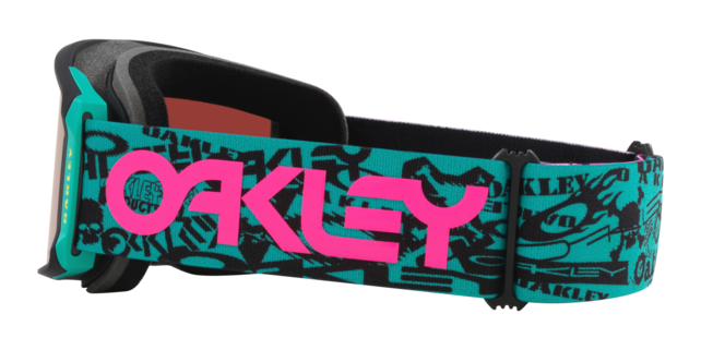 OAKLEY LINE MINER L PINK LOGO COLLAGE