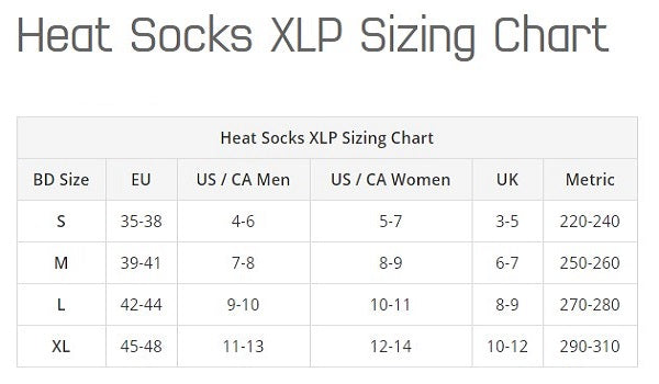 HOTRONIC XLP 1 50 PFI HEATED SKI SOCK